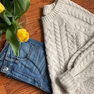 Aerie cable knit sweater